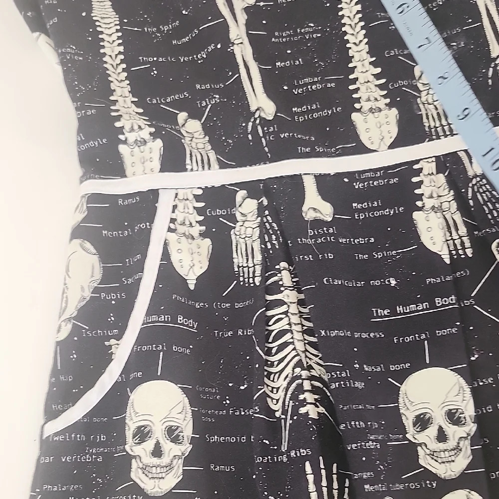 Modcloth Rad To The Bone Retro A-line Dress - Picture 5 of 10